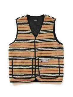 40's & Shorties Big Ben Sherpa Vest - Tan