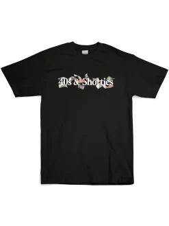40's & Shorties Flying Euros T-Shirt - Black