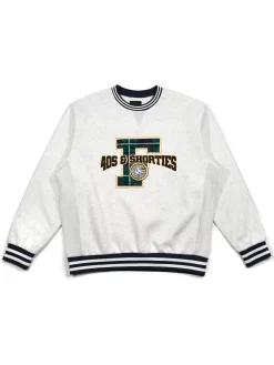 40's & Shorties Upper Classman Crewneck Sweater - Ash Heather