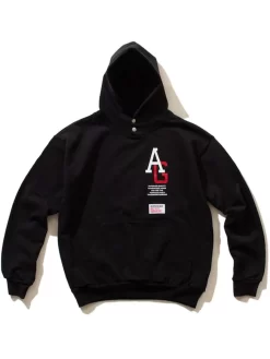 Acapulco Gold AG League Snap Button Pullover Hoodie - Black