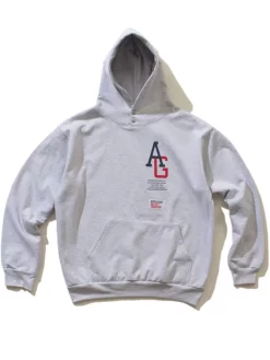 Acapulco Gold AG League Snap Button Pullover Hoodie - Heather Grey