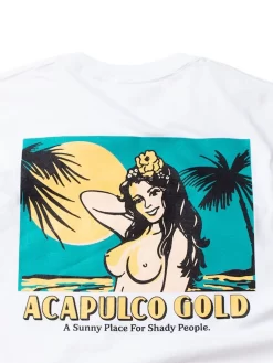 Acapulco Gold Club Tropicana T-Shirt - White -ActiveWear Haven acapulco gold club tropicana t shirt white 04