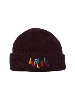 Acapulco Gold Fisherman Cable Beanie - Plum