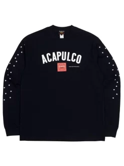 Acapulco Gold Show Time L/S T-Shirt - Navy