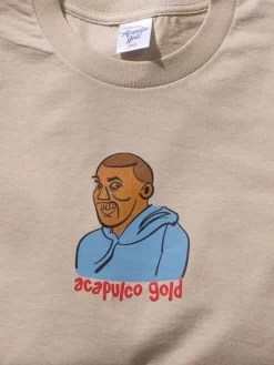 Acapulco Gold Smile T-Shirt - Sand -ActiveWear Haven acapulco smile t shirt sand 04