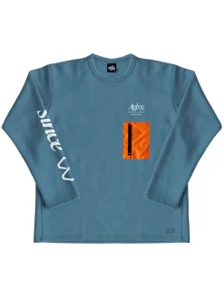 Ageless Galaxy Discovery Pocket POD 12 Sweatshirt - Faded Denim