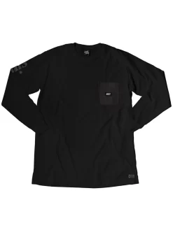 Ageless Galaxy Graphic Line POD 011 L/S T-Shirt - Black