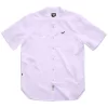 Ageless Galaxy Planet Button POD 006 Down S/S Shirt - Lavender