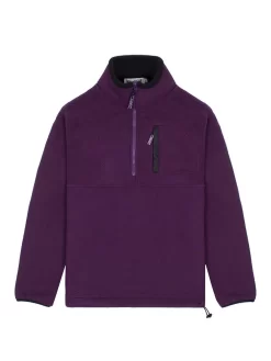 Belief Sherpa 1/2 Zip Pullover - Purple
