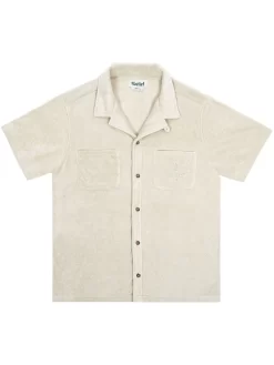 Belief Terry Cloth Cabana Shirt - Cream
