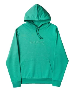 Blue Flowers Handsworth Hoody - Bottle Green