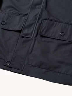 Blue Flowers Stealth Jacket - Black -ActiveWear Haven blue flowers stealth jacket black 03