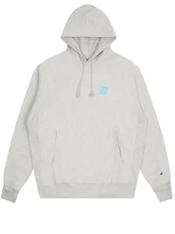 Bronze 56K B Logo Hoody - Heather Grey