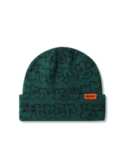 Butter Goods Big Apple Cuff Beanie - Green