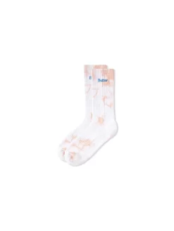 Butter Goods Logo Dye Socks - Terracotta