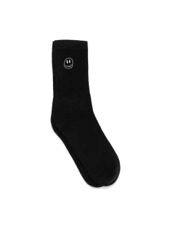 Civilist Mono Smiler Socks - Black