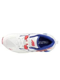 Mizuno Wave Rider 1 Shape Of Time - White High Risk Red -ActiveWear Haven d1ga200362 04