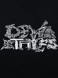DEVÁ STATES Digital Corruption T-Shirt - Black -ActiveWear Haven deva digital corruption t shirt washed black 03