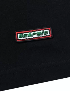 DEVÁ STATES Digital Corruption T-Shirt - Black -ActiveWear Haven deva digital corruption t shirt washed black 05