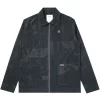 DEVÁ STATES Mosaic Denim Work Jacket - Black