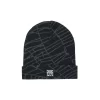 DEVÁ STATES Web Knit Beanie - Black