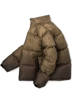 Felt X Bricks & Wood Paisley Butterfly Puffer Jacket - Olive -ActiveWear Haven felt paisley buttterfly puffer jacket olive 08