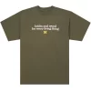Felt X Bricks & Wood Wordmark T-Shirt - Olive