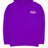 Felt Work Logo Hoody - Purple