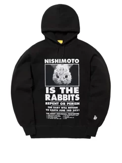 #FR2 Fxxking Rabbits X Nishimoto Is The Mouth Hoody - Black
