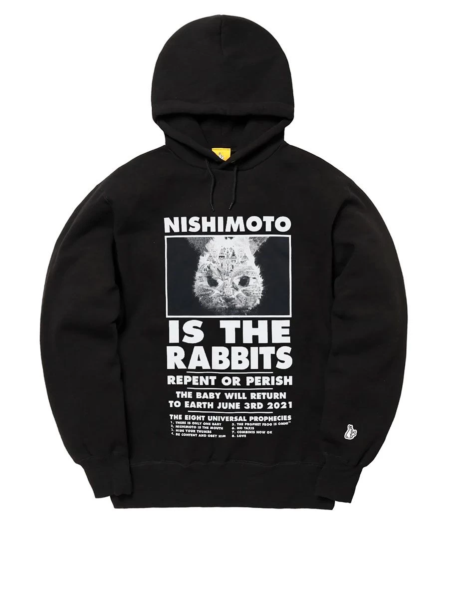 #FR2 Fxxking Rabbits X Nishimoto Is The Mouth Hoody - Black 1 #FR2 Fxxking Rabbits X Nishimoto Is The Mouth Hoody - Black