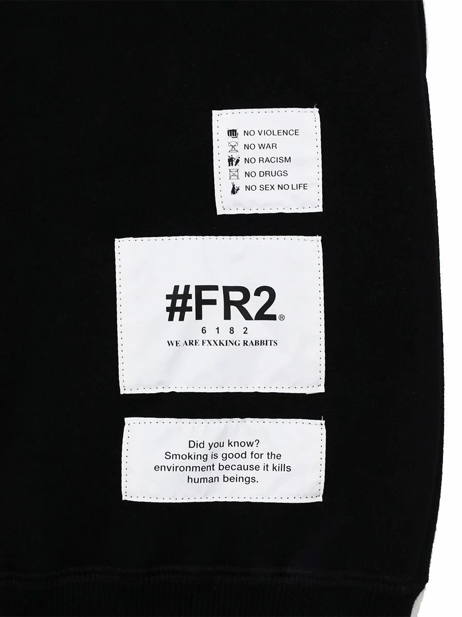 #FR2 Fxxking Rabbits X Nishimoto Is The Mouth Hoody - Black 3 #FR2 Fxxking Rabbits X Nishimoto Is The Mouth Hoody - Black - Image 3