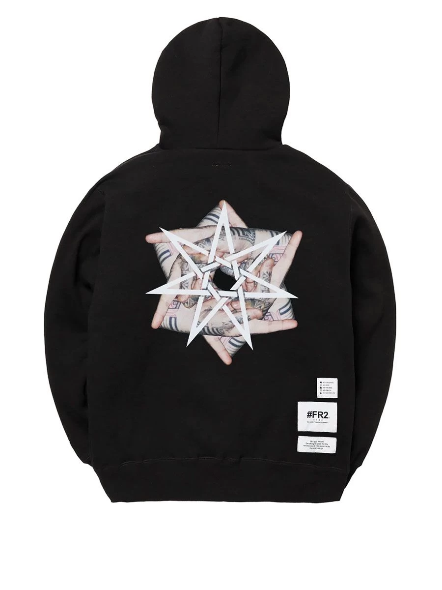 #FR2 Fxxking Rabbits X Nishimoto Is The Mouth Hoody - Black 6 #FR2 Fxxking Rabbits X Nishimoto Is The Mouth Hoody - Black - Image 6