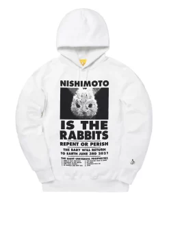 #FR2 Fxxking Rabbits X Nishimoto Is The Mouth Hoody - White