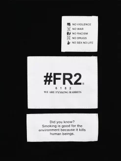 #FR2 Fxxking Rabbits X Nishimoto Is The Mouth Man T-Shirt - Black -ActiveWear Haven fr2 nishimoto mouth man t shirt black 03