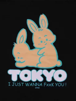 #FR2 Fxxking Rabbits TOKYO T-Shirt - Black -ActiveWear Haven fr2 tokyo t shirt black 04