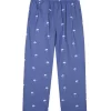 Hélas Allover Pyjama Pant - Grey Blue