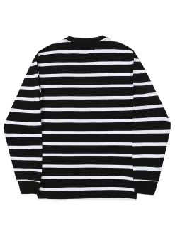 Hélas Classic Striped L/S T-Shirt - Black -ActiveWear Haven helas classic striped t shirt black 04