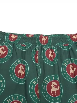 Hélas Polo Club Pyjama Pant - Green -ActiveWear Haven helas polo club pyjama pant green 02