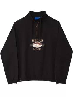 Hélas Sahara 1/4 Zip - Black