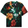 The Hundreds Blooming Button Up Shirt - Forest Green