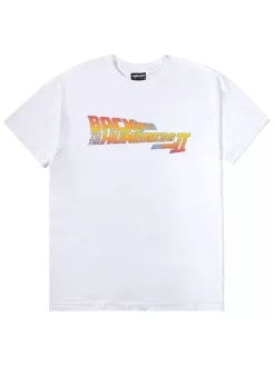 The Hundreds X Back To The Future 2 Title T-Shirt - White