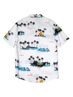 The Hundreds Dotty S/S Woven Shirt - White -ActiveWear Haven hundreds dotty shirt white 03