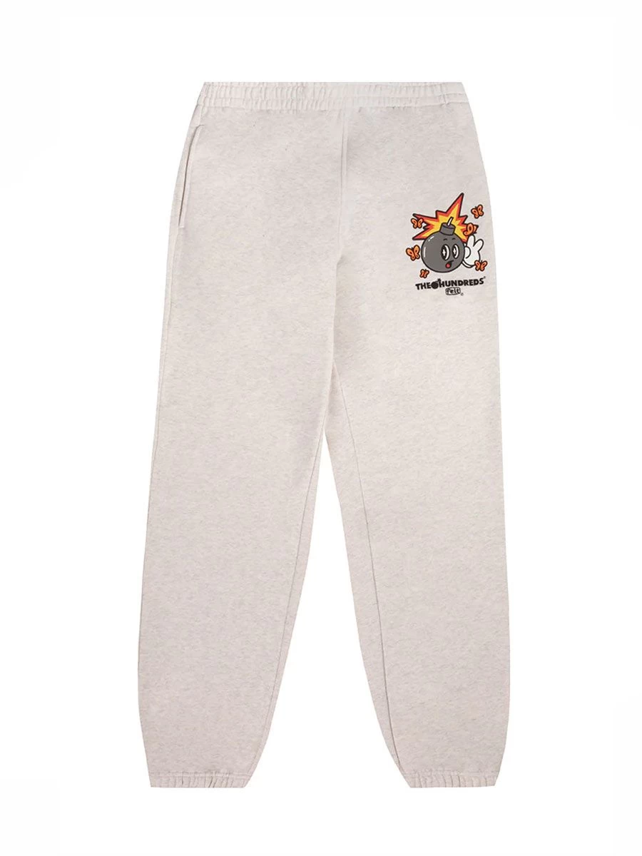 The Hundreds X Felt Butterfly Adam Sweatpants - Ash Heather 1 The Hundreds X Felt Butterfly Adam Sweatpants - Ash Heather