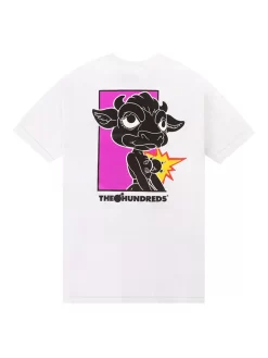 The Hundreds X Ron English Cow Girl T-Shirt - White -ActiveWear Haven hundreds ron english cowgirl t shirt white 03