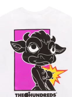 The Hundreds X Ron English Cow Girl T-Shirt - White -ActiveWear Haven hundreds ron english cowgirl t shirt white 04