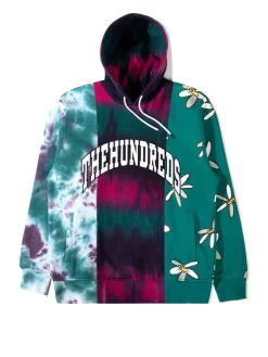 The Hundreds Split Pullover Hoody - Teal