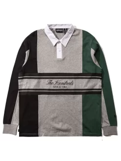 The Hundreds Willow Rugby Polo - Heather Grey