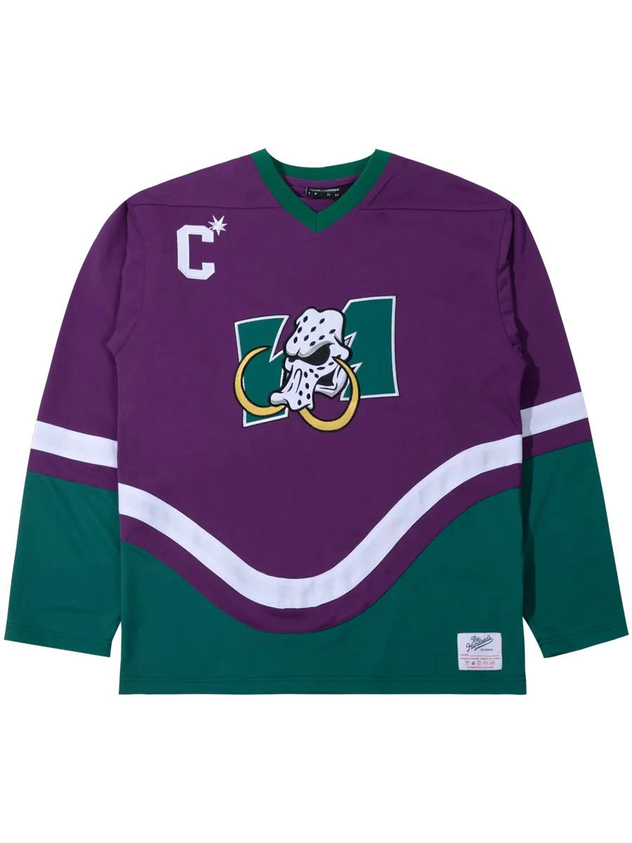 The Hundreds Woolly Hockey Jersey - Purple 1 The Hundreds Woolly Hockey Jersey - Purple