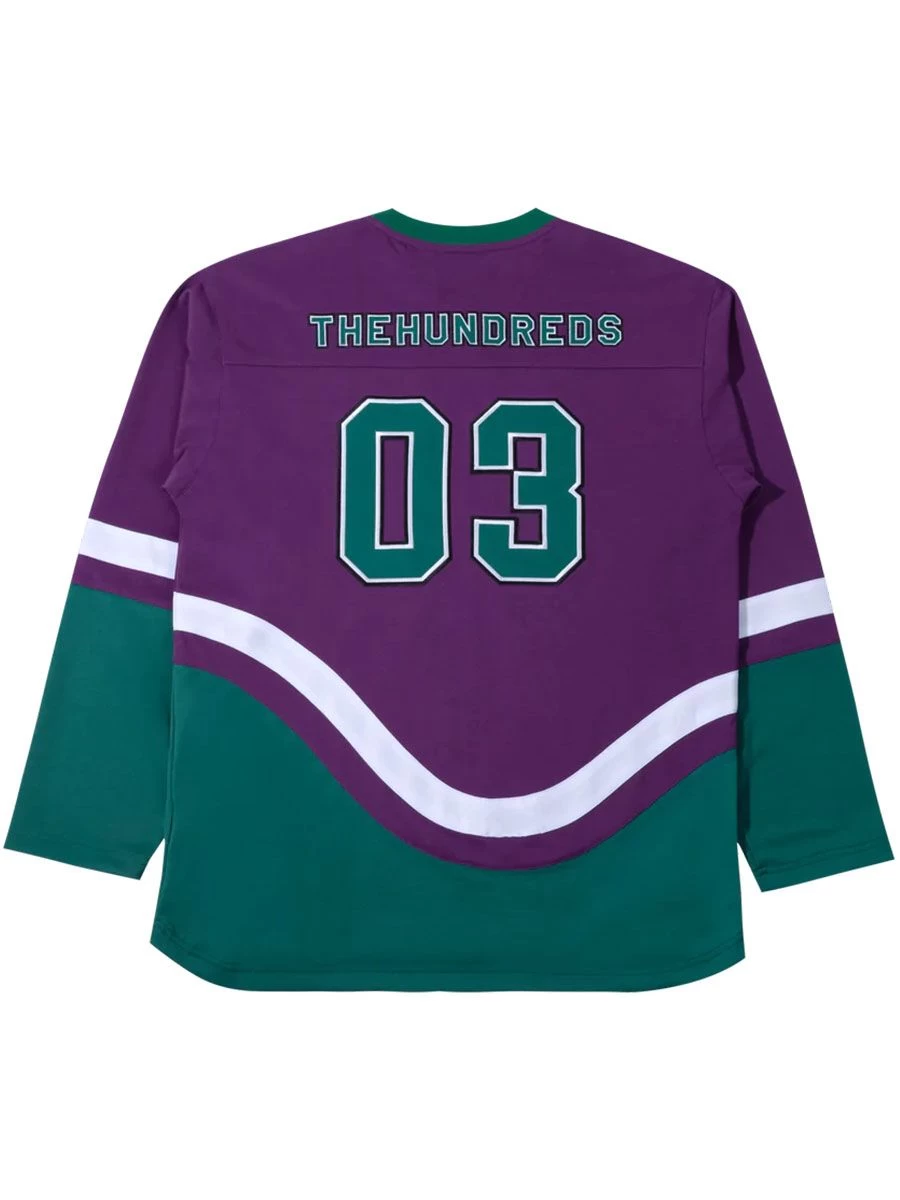 The Hundreds Woolly Hockey Jersey - Purple 2 The Hundreds Woolly Hockey Jersey - Purple - Image 2