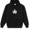 Human With Attitude Star Hoody - Black